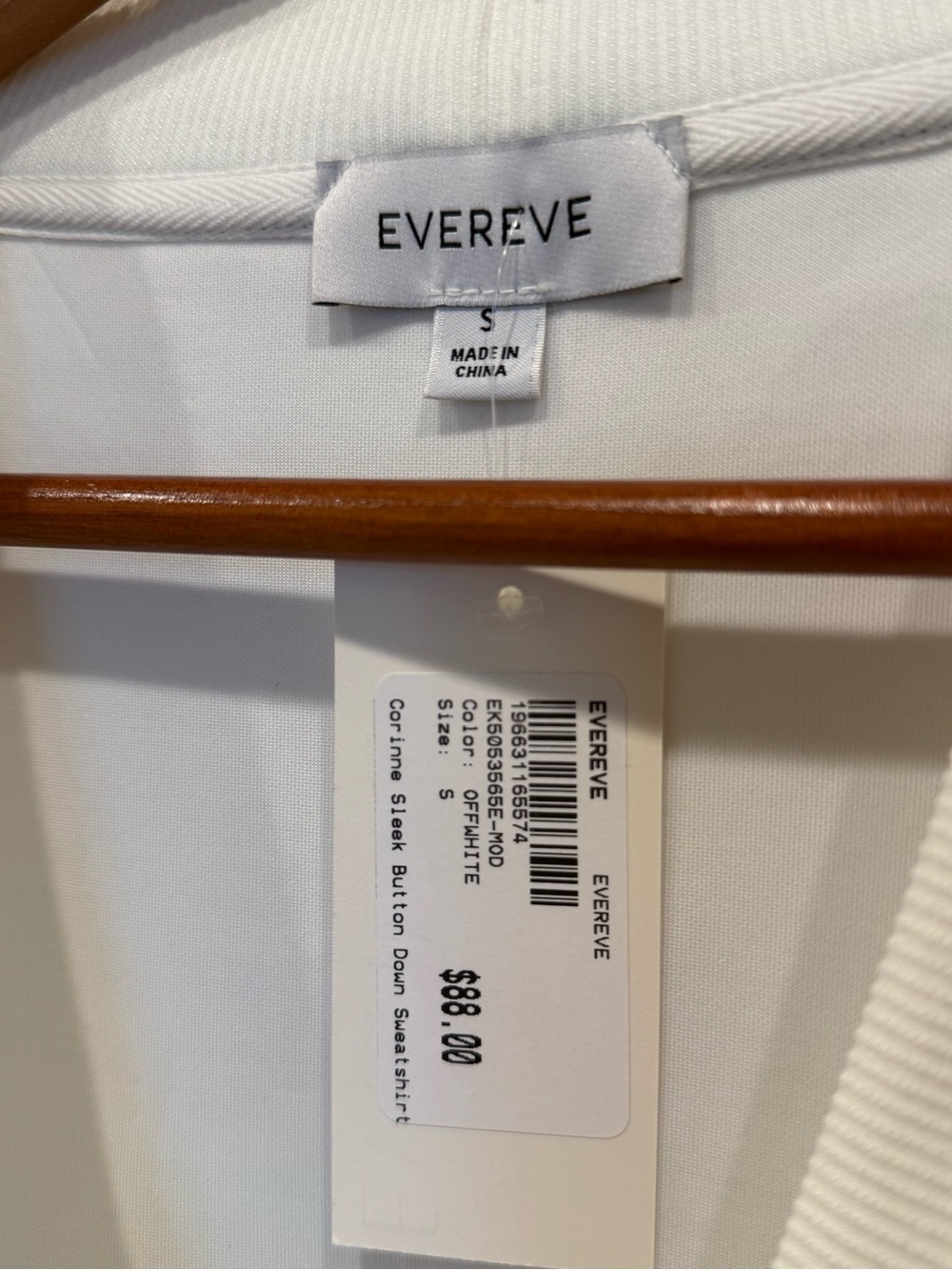 NWT Evereve Corinne Sleek Sweatshirt Size small - Picture 9 of 10